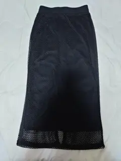サイドラインメッシュスカート