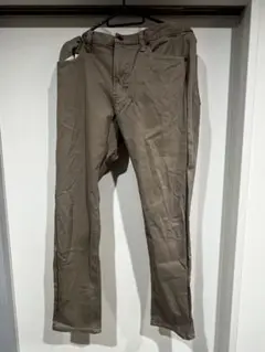 WONDER SHAPE ストレッチパンツ　ベージュ　GU W34