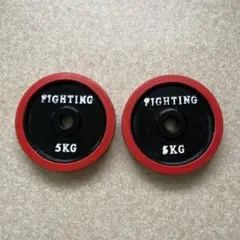 FIGHTING ROAD 5KG ダンベルプレート 2枚セット①
