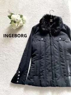 【美品】INGEBORG ファージャケット レディース インゲボルグ
