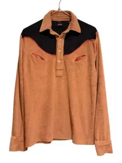 90s OLD western PULSE プルオーバー ウエスタンパイルシャツ