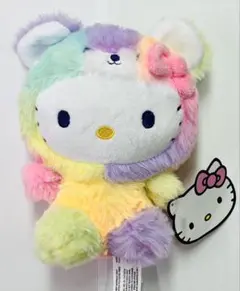 レインボーシャーベット　キティ　ぬいぐるみ　日本未発売　17.5インチ　44cm 米限定☆Hello Kitty レインボーシャーベット ぬいぐるみセット