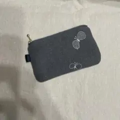 フラットポーチ14（プチ台形タイプ）　ミナペルホネン　ハンドメイド