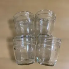 モロゾフプリン　空きガラス容器4個