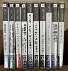 UMD PSP ソフトまとめ　ガンダム　GTA モンハン