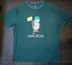MALBON ゴルフ Tシャツ XL ダークグリーン