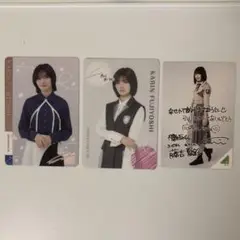 藤吉夏鈴　カード　3枚セット