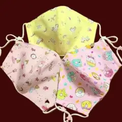 【C】 ユニコーン　バレリーナ　ドーナツ　立体マスク　ハンドメイド　子供