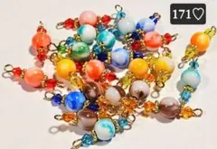 171♡マーブルコネクター【25日迄SALE♡】