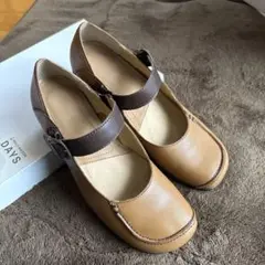 BELLE MAISON DAYS ブラウンフラットシューズ