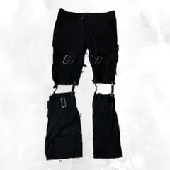 ブラック パンツ y2k グランジ パンク サブカル