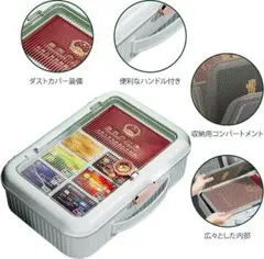 A4ファイルを折らずに持ち運べる⭐️ファイル収納ボックス