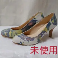 未使用 ピシェアバハウス フラワーパンプス