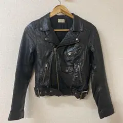 NINE ナイン ライダースジャケット レザージャケット レディース