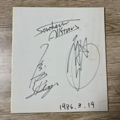 Southern All Stars サイン色紙 ② 2025年最新】サザンオールスターズ サイン色紙の人気アイテム