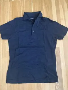 BEAMS F ネイビー ポロシャツ カノコ　46 ビームスエフ