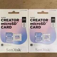 sundisk micro sd 256gb×2