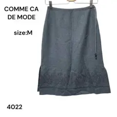 COMME CA DE MODE コムサデモード　スカート　ひざ丈　スリット　Ｍ