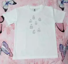 キャラクター プリント ホワイト Tシャツ 130cm