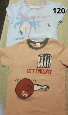 子供服　2枚　Tシャツ 　120cm