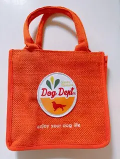 Dog Dept オレンジトートバッグ