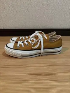 コンバース オールスター 日本製 24cm 美品 マスタード スニーカー