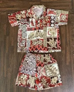 アロハ セットアップシャツ