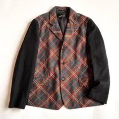 tricot COMME des GARCONS チェック ウールジャケット