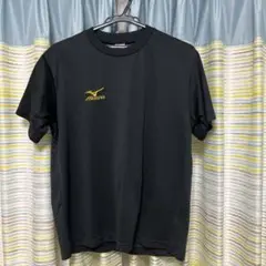 Mizuno 黒 Tシャツ シンプル ロゴ入り