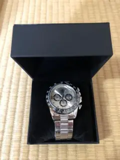 POURROY クロノグラフ シルバー 時計