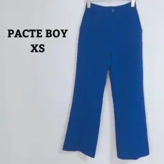 ページボーイ　パンツ　スラックス　フレア　カジュアル　シンプル　オフィカジ　XS