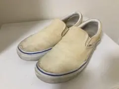 VANS スリッポン スニーカー ホワイト 24.5センチ