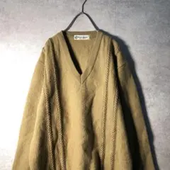 【ヴィンテージ】90'sVネックニット アンティーク 古着 AS9