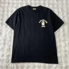 A BATHING APE エイプ　tシャツ ブラック　XL