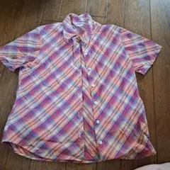 McGregor 半袖チェックシャツ Mサイズ
