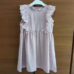 【美品】mamaraku ノースリーブワンピース 120