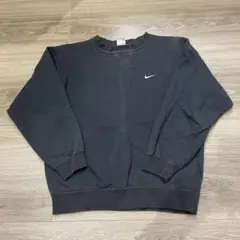 00s NIKE短丈刺繍ロゴスウェット