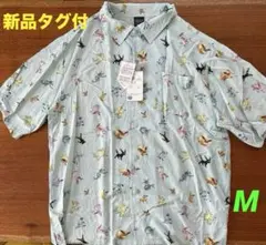 ★新品タグ付★ポケモン イーブイ 開襟シャツ アロハシャツ M メンズサイズ