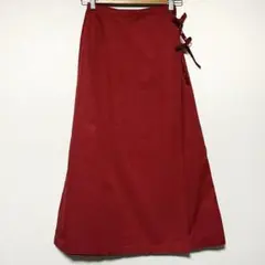 PINKHOUSE ピンクハウス コットン ロングスカート レッド