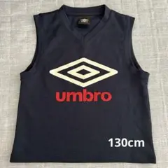 umbro ノースリーブタンクトップ ネイビー 130