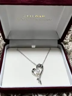 《美品》MIKIMOTO 真珠島 ネックレス パール シルバー 真珠