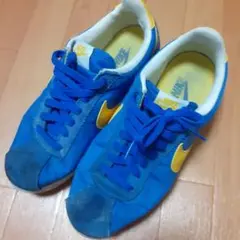 NIKE コルテッツ　スニーカー ブルー/イエロー 7.5 US