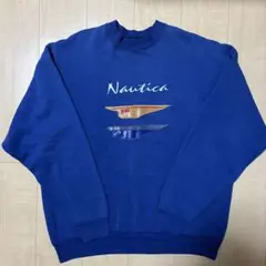 Nautica XL スウェット 青色