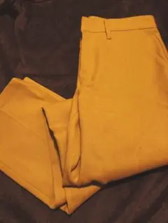 古着 濃い暗めイエローパンツ