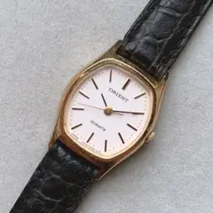 ORIENT オリエント ドレスウォッチ クォーツ/ビンテージ 腕時計 ゴールド