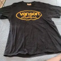 vanson 黒 Tシャツ M