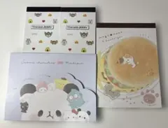 キャラクターミニメモ&メモ　4個セット　まとめ売り