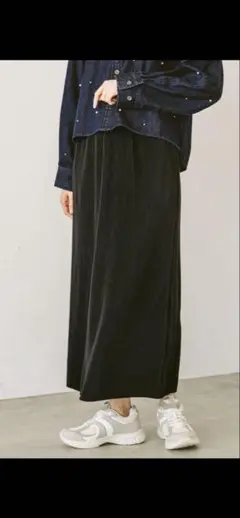 グローバルワーク 細プリーツ iラインスカート 253426