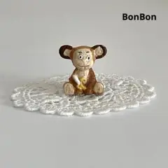 猿　ぬいぐるみ　フェーブ　フェーヴ　フランス　陶器　あみぐるみ 動物　置物