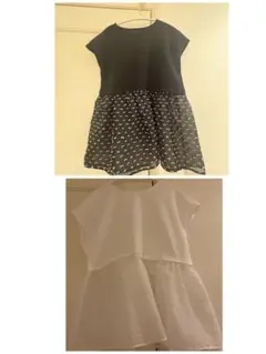 プレシュールシエル　ペプラムカットソー　ブラウス　トップス